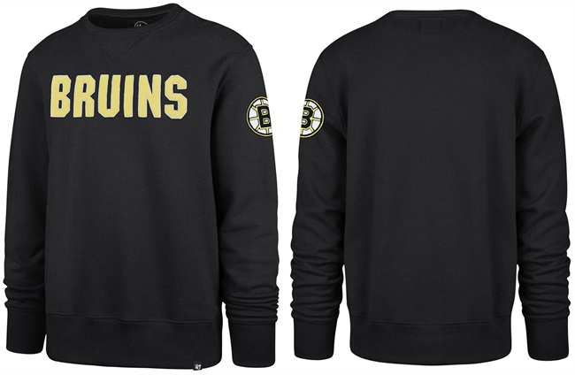 Men's Black Boston Bruins Sweatshirt